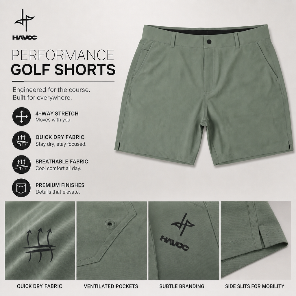 Horizon Shorts | Wash Green